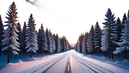 sky covered leading road snow milky trees sunrise epic colorful way winter universe majestic galaxy book cover beautiful blue finland ice landscape nature rural space