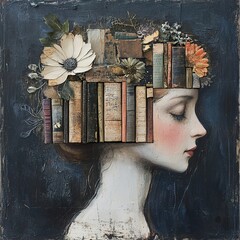 Bookish Beauty: A Portrait in Flowers and Literature