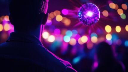 Nightlife Disco Ball Party Vibes