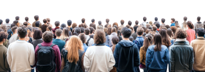 PNG Crowd people bussiness person audience back.