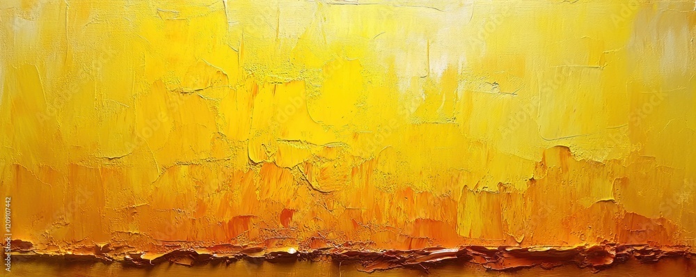 Aufkleber vibrant yellow abstract background with texture design and soft lighting