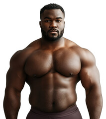 Fototapeta premium PNG Black man chubby photo photography portrait.