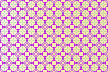 Abstract vector background with seamless geometric pattern of simple shapes. Stylish vector texture