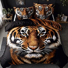 tiger pattern bedding,