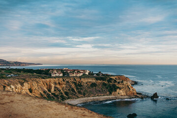 Naklejka premium A view of the Palos Verdes coast.
