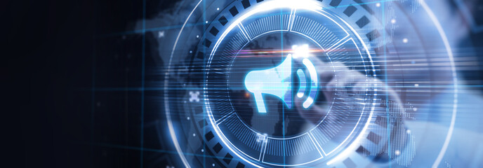 Business, Technology, Internet and network concept. Digital Marketing content planning advertising strategy concept.