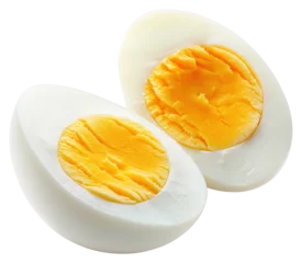 Selbstklebende Fototapeten PNG Two boiled eggs white food breakfast. © Rawpixel.com