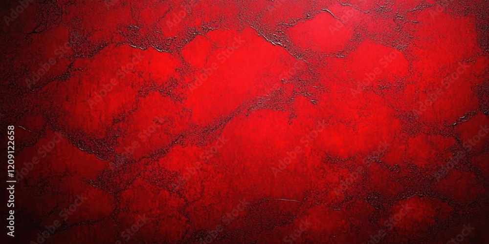 Poster deep red abstract texture background with vintage grunge pattern and elegant black vignette for chri