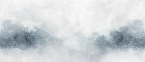 Fototapeta premium Abstract Watercolor Background in Grey and White with Textured Cloudy Design Vintage Soft Colors