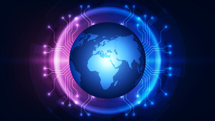 Abstract technology background. Vector illustration. Eps 10. Global colors.