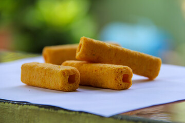 A Momogi corn stick roasted corn flavor snacks 
