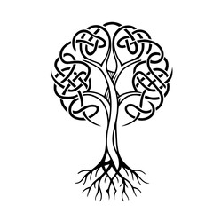 Celtic Tree Icon Simbolism
