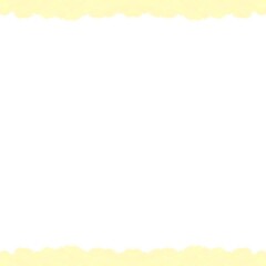 Pastel yellow pencil hand drawing for decorating design on white background