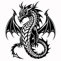 Fantasy Dragon Graphic Design
