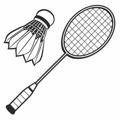  badminton shuttlecock isolated on a white background