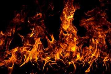Blaze fire flame texture for banner background.