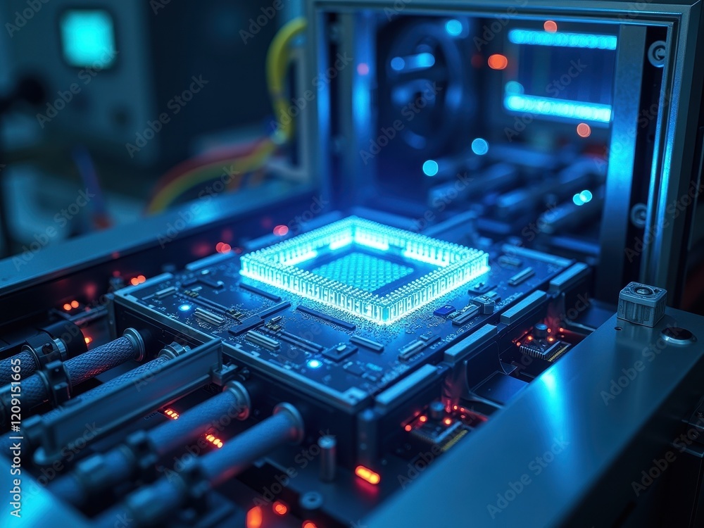 Poster innovative cooling system development for next-generation quantum processors in a modern laboratory 