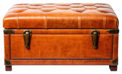 PNG Vintage storage ottoman furniture white background architecture.
