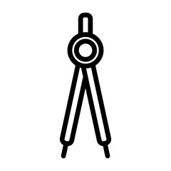 Drawing Divider Vector Line Icon Design