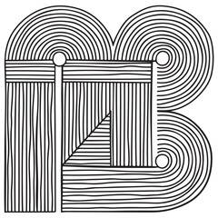 Round aesthetic hand drawn Contemporary printable pattern with abstract Minimal elegant line brush stroke trandy. Boho background in minimalist mid century style vector