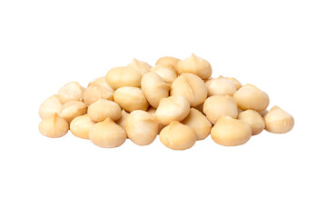 Macademia nut isolated transparent background