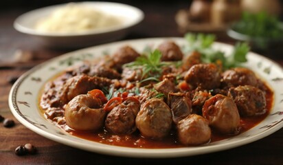 stew with vegetables