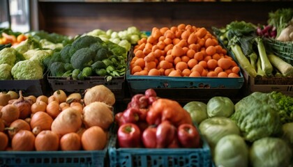 vegetables on market
