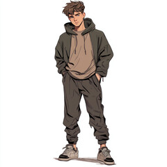 Obraz premium boy stylish