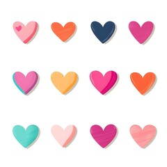 Heart for love valentine's day concept,