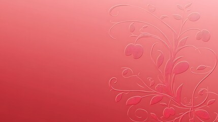 Delicate Pink Floral Design On A Soft Background