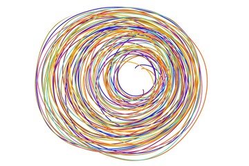 Circle abstract color 