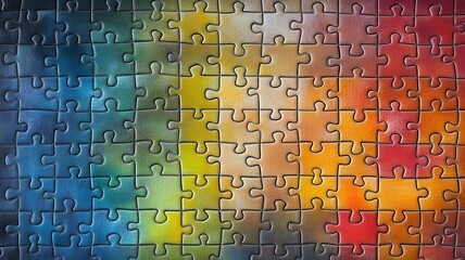 puzzle jigsaw challenge cartoon drawing colored pastel