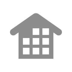 Warehouse vector icon. Simple storehouse or store symbol.