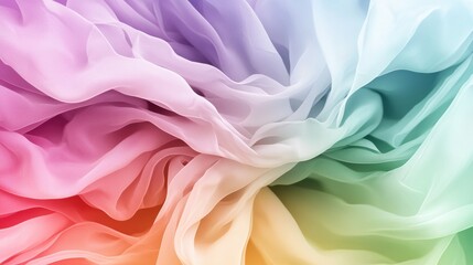 Obraz premium A Blank Canvas of Colorful Fabric