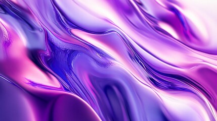 Obraz premium Abstract Purple and Blue Liquid Swirls Design