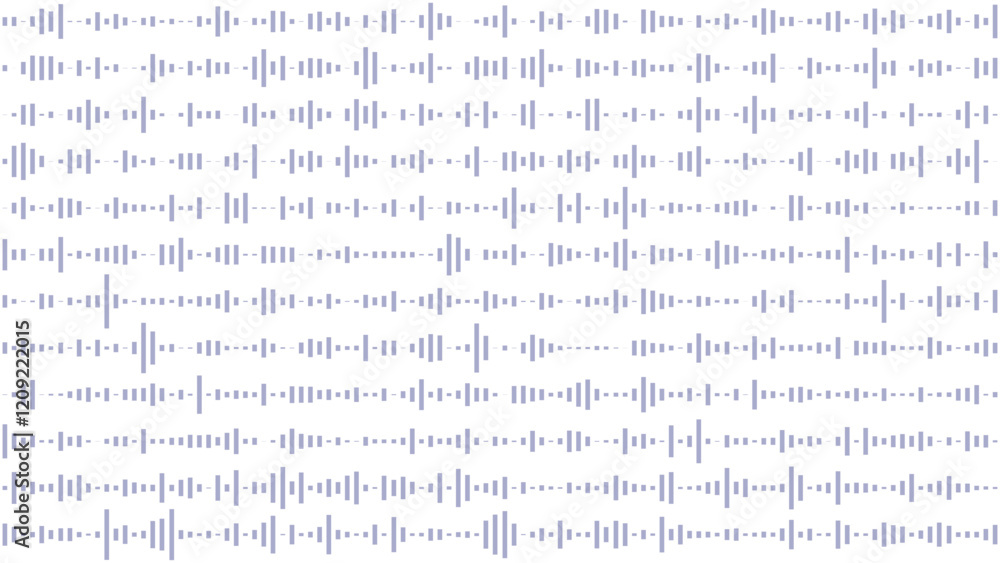 Aufkleber waves of the digital equalizer isolated on white background. digital sound eq vector illustration. v