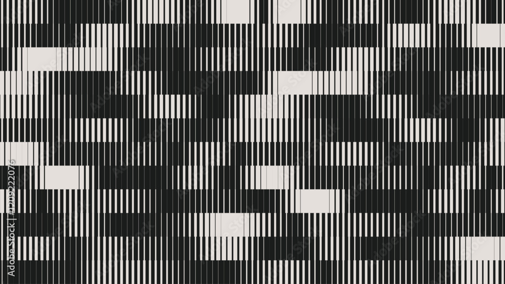 Poster glitch tv stripes screen. random width lines glitch overlay texture. retro vintage tv signal error a