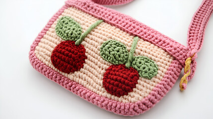 Fototapeta premium beautiful and stylish apple decoration isolated on a white background