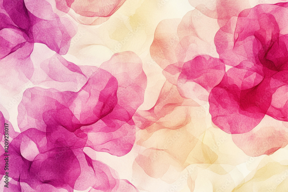 Aufkleber colorful watercolor pattern captures the essence of abstract art with fluid shapes and soft hues cre