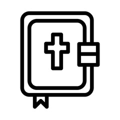 Fototapeta premium book halloween outline style