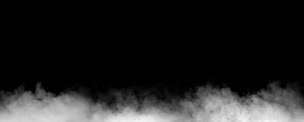 Mysterious smoke billows out, separated from the background, creating an abstract mystical...