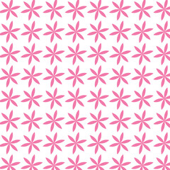 seamless pattern with pink hearts