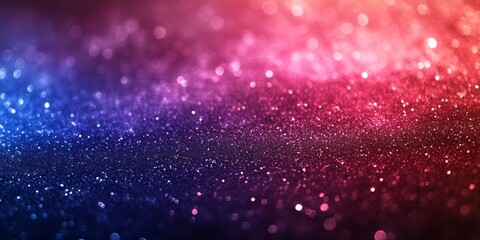 Obraz premium Vibrant red blue purple gradient background, blurred noise texture, abstract retro poster design, Generative AI