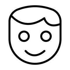 Emoji Vector Line Icon Design