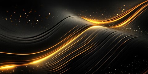 Obraz premium Dark red yellow glowing abstract color gradient background, grainy texture, noise effect, Generative AI