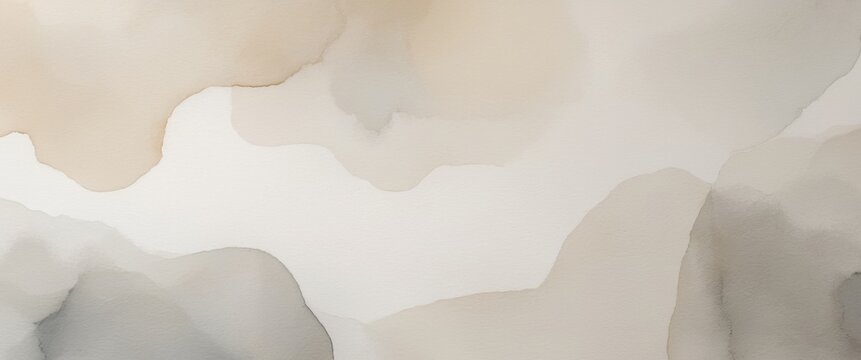 simple watercolor background of large washes of neutral colors.