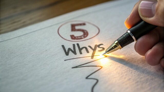 5 WHY analysis concept, Exploring the 5 WHY technique