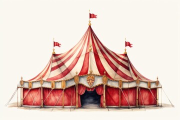 Circus tent architecture celebration
