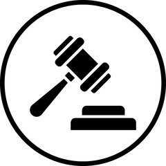 Gavel Icon Style