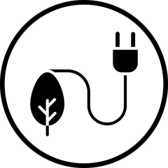 Green Energy Icon Style